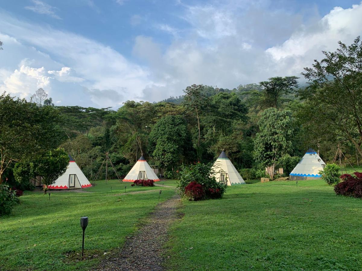 Готель Bosque De Aventura & Glamping Refugio Del Bosque Ла-Меса Екстер'єр фото