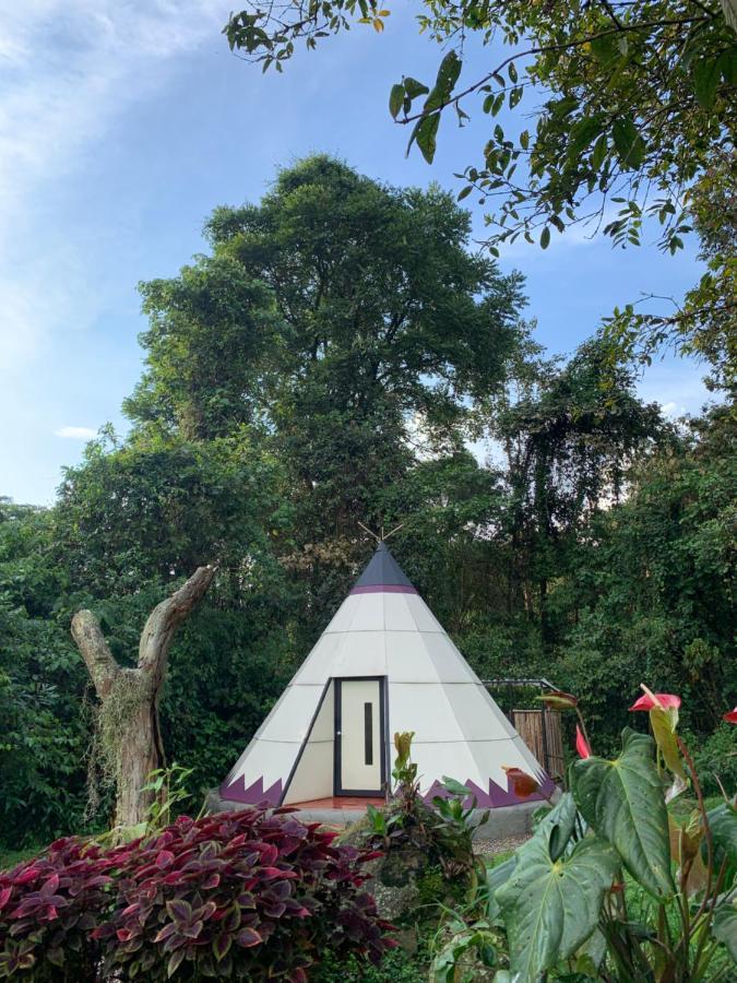 Готель Bosque De Aventura & Glamping Refugio Del Bosque Ла-Меса Екстер'єр фото